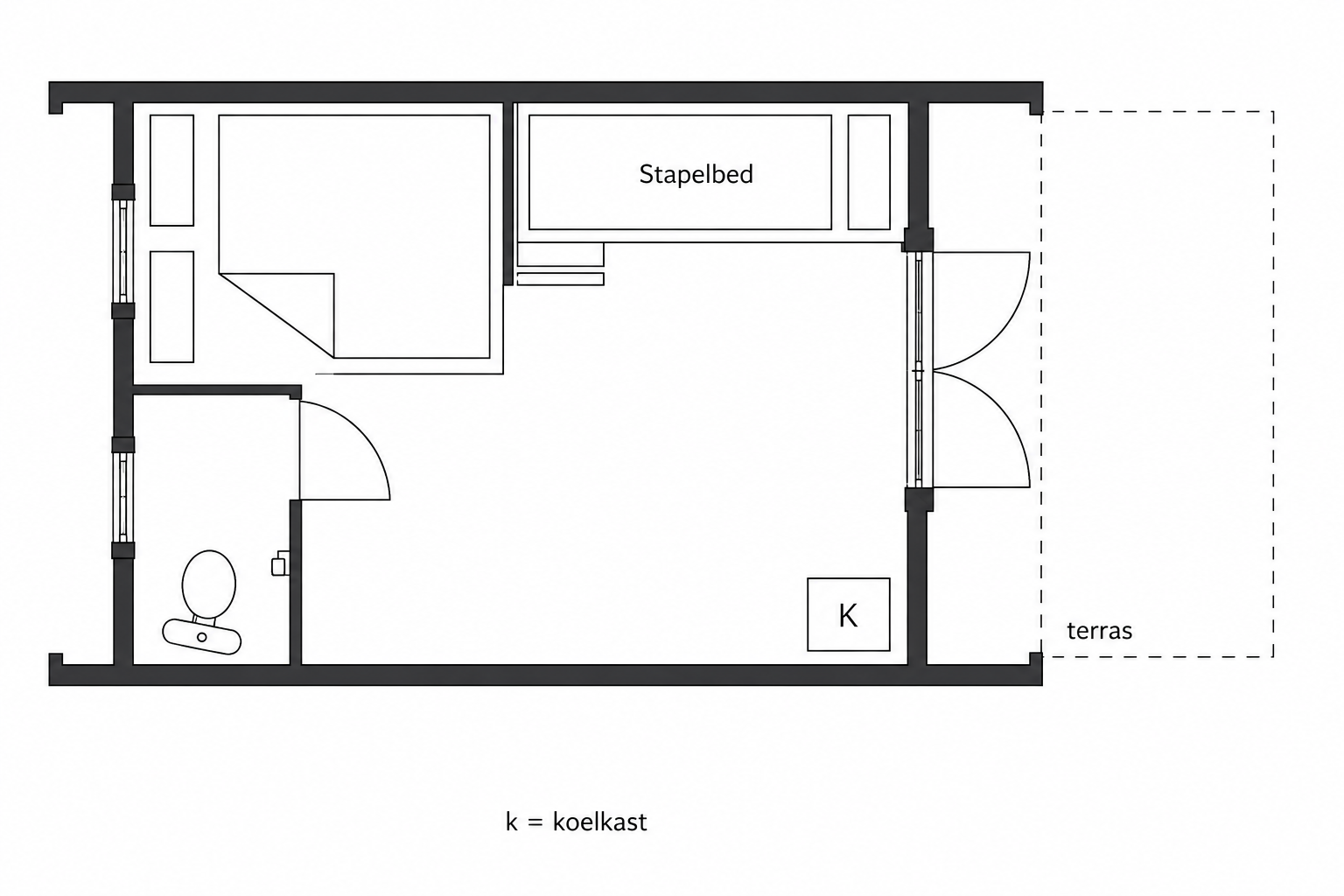 Plattegrond Familiepod